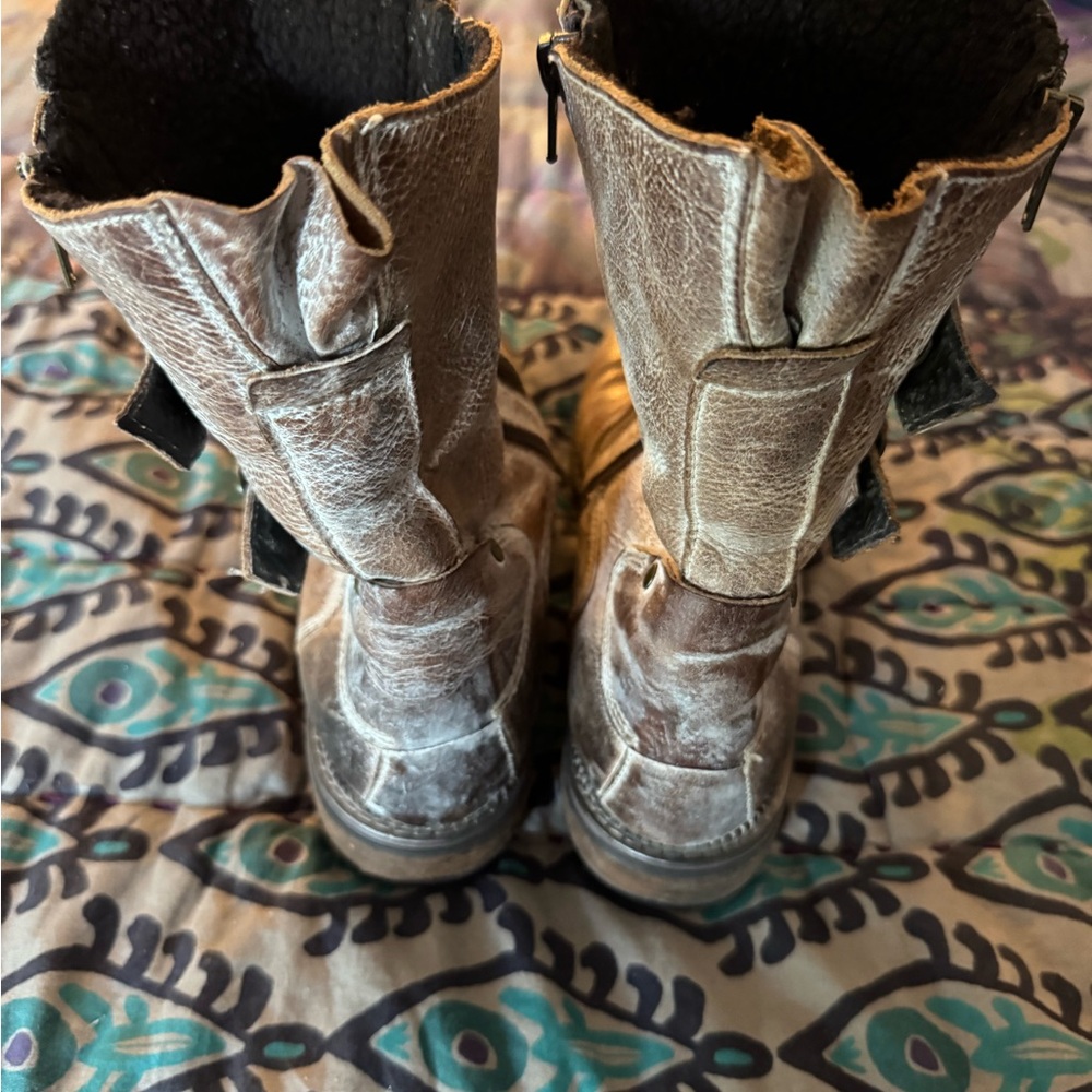 Aldo Brown Ankle Boots Rugged Durable Design